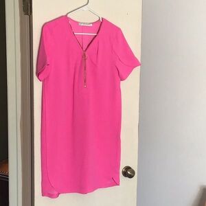 COPY - Trina Turk Pink Zipper Dress